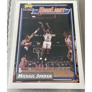 1991-92 Topps HighLight Michael Jordan #3 Basketball Card